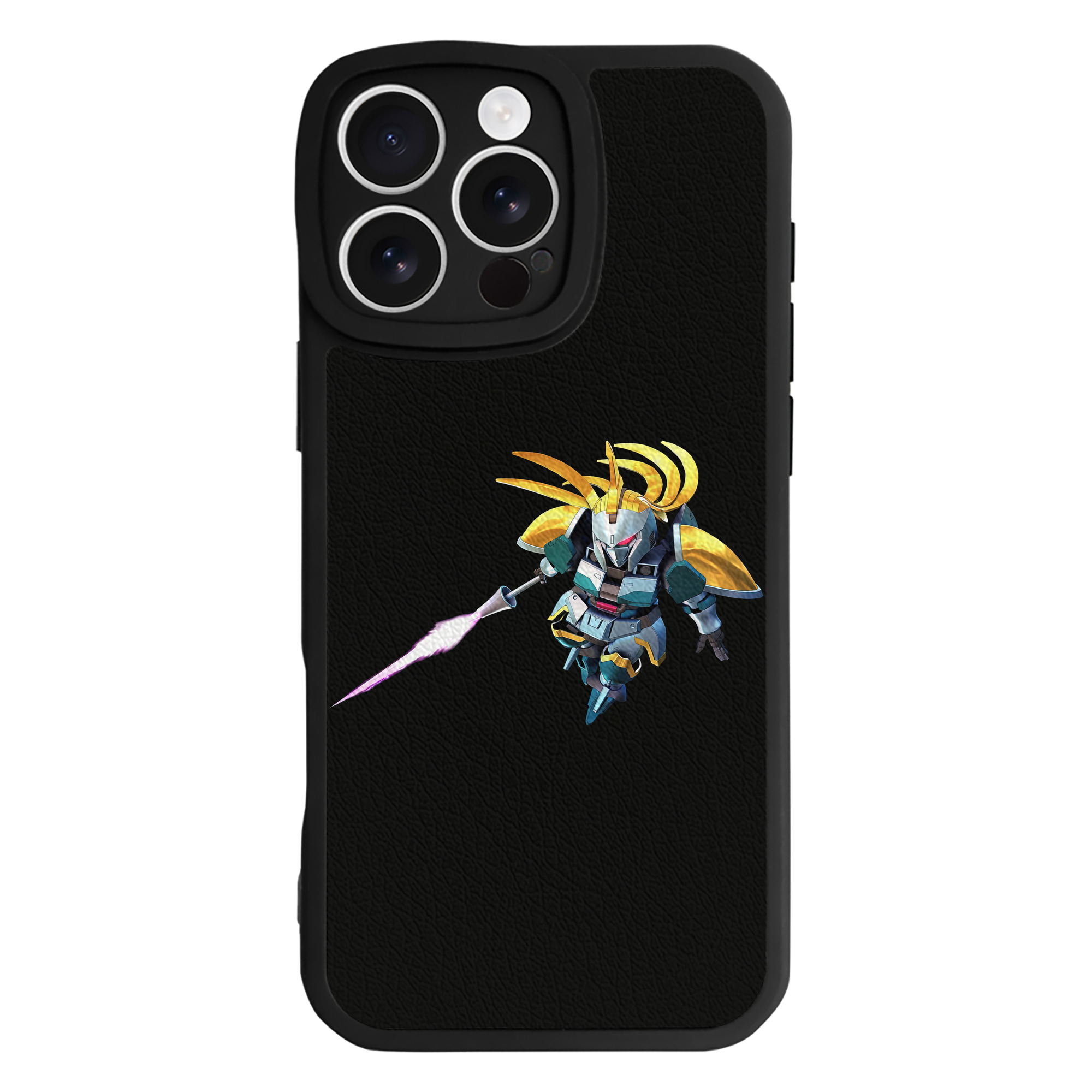 （画像用） 機動戦士ガンダム Mobile Suit Gundam 【iPhone 16シリーズ対応】シリコンスマホケース（レザー調） 材質：シリコン